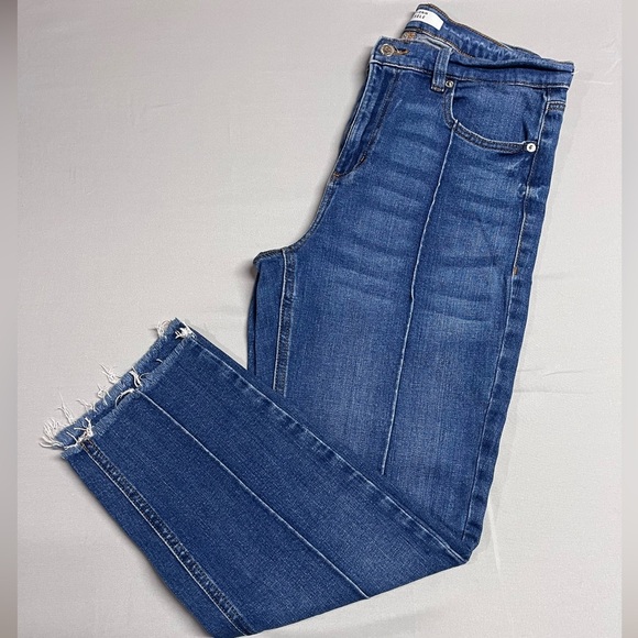 Dyndnm GIsele High Rise Blue Jeans W30 - Picture 2 of 6